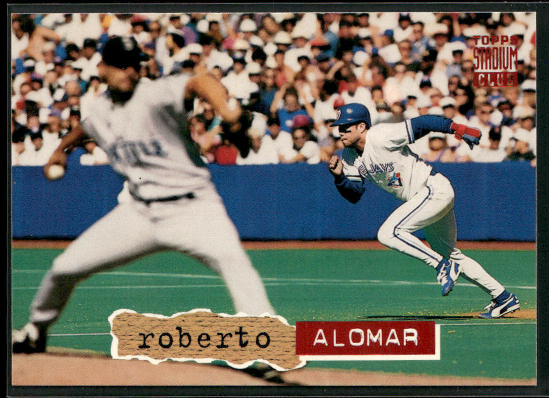 Roberto Alomar 1994 Stadium Club #10 Toronto Blue Jays