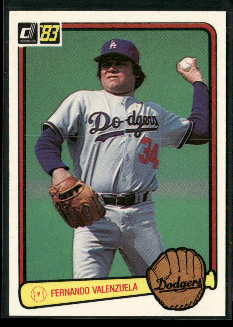 Fernando Valenzuela 1983 Donruss #284 Los Angeles Dodgers