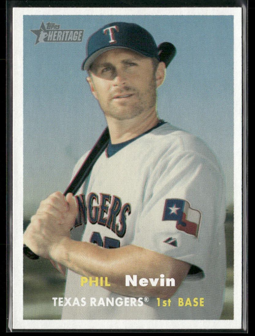 Phil Nevin 2006 Topps Heritage #414 Texas Rangers