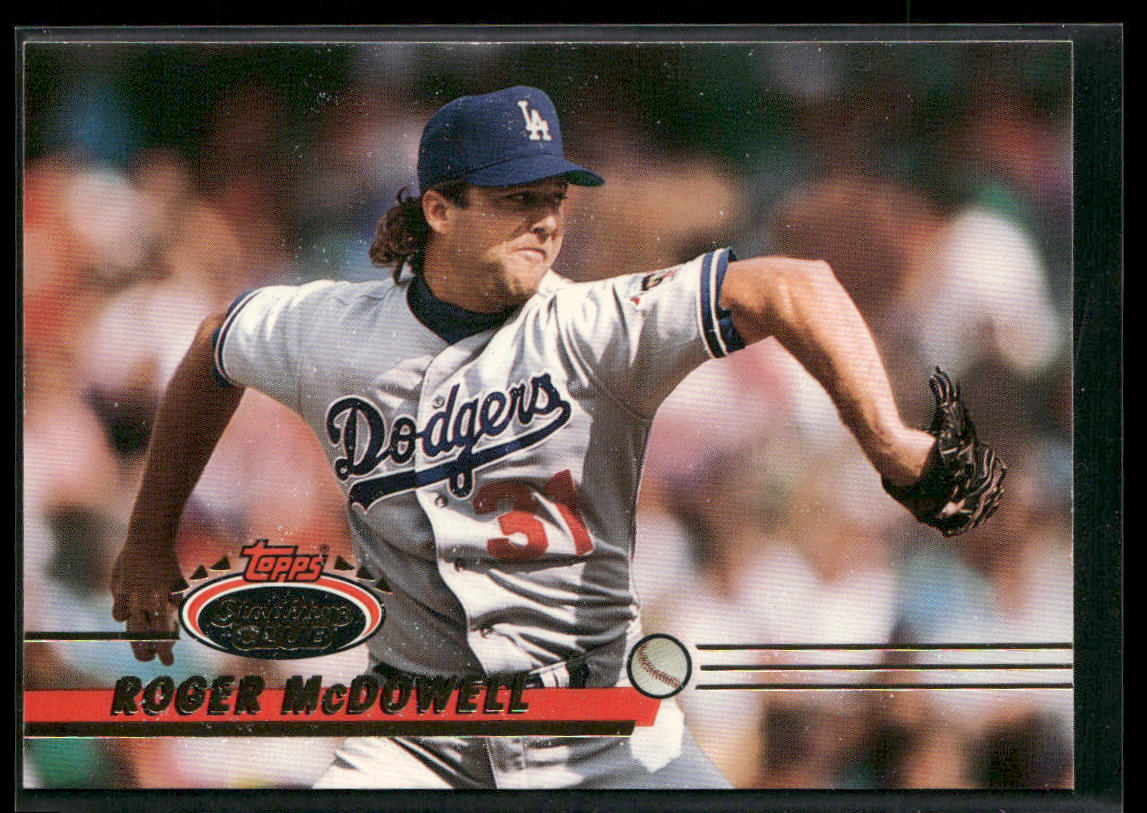 Roger McDowell 1993 Stadium Club #251 Los Angeles Dodgers front