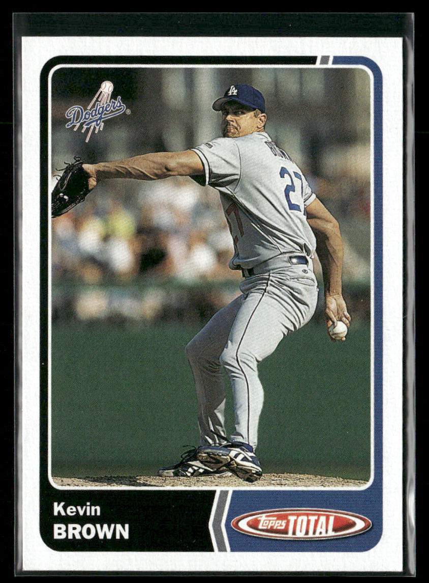 Kevin Brown 2003 Topps Total #422 Los Angeles Dodgers