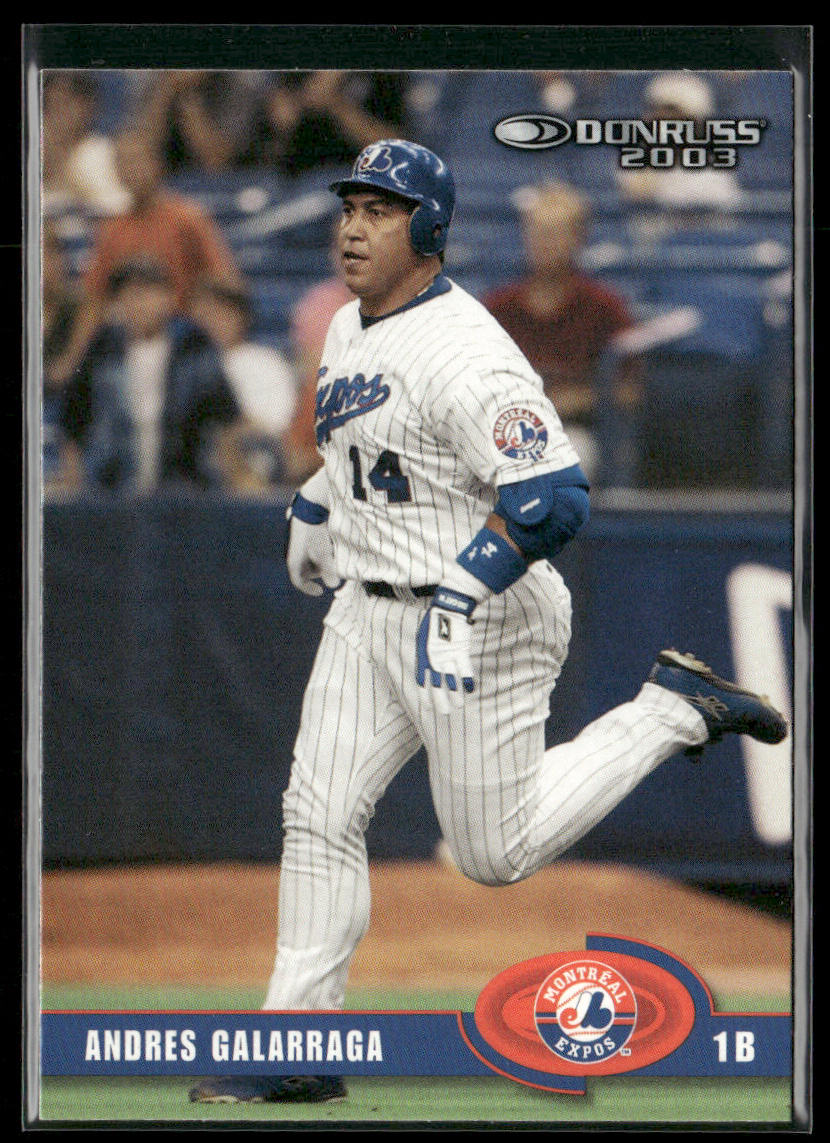 Andres Galarraga 2003 Donruss #326 Montreal Expos