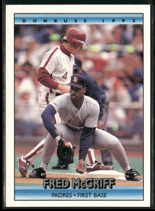 Fred McGriff 1992 Donruss #283 San Diego Padres front