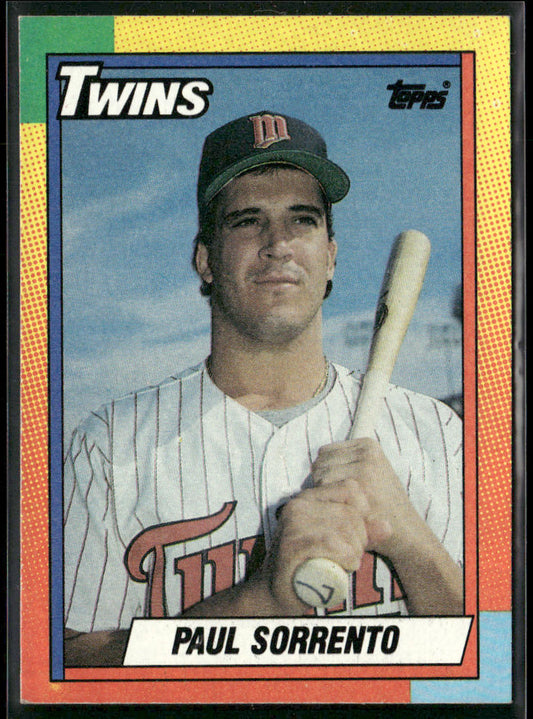 Paul Sorrento 1990 Topps Traded #119T RC Minnesota Twins front