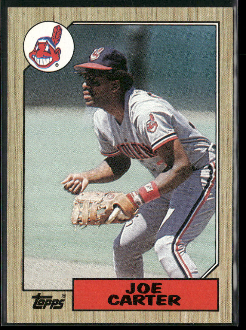 Joe Carter 1987 Topps #220 Cleveland Indians