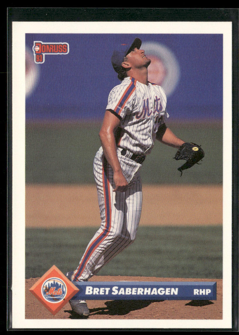 Bret Saberhagen 1993 Donruss #222 New York Mets