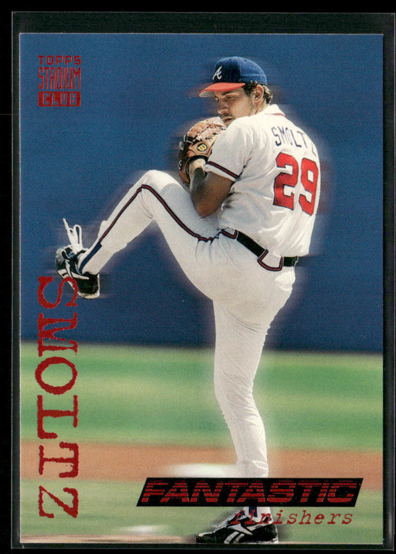 John Smoltz 1994 Stadium Club #714 Atlanta Braves front