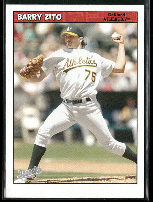 Barry Zito 2006 Bazooka #110 Oakland Athletics front