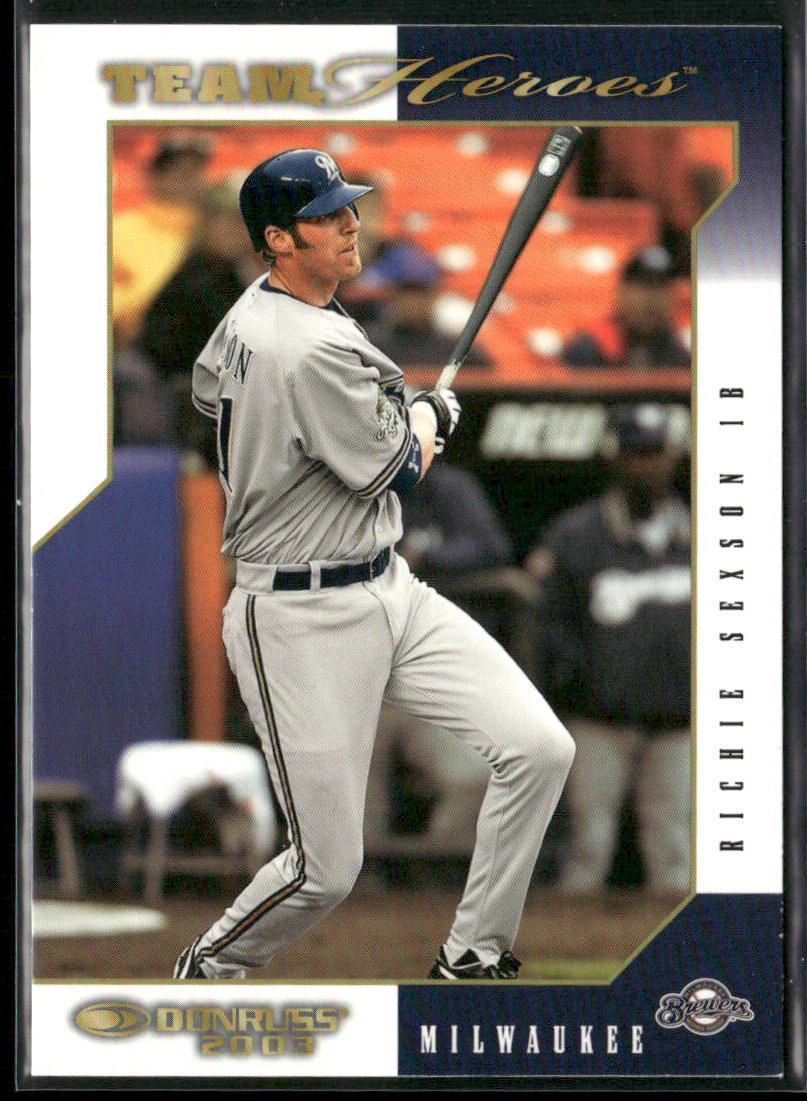 Richie Sexson 2003 Donruss Team Heroes #280 Milwaukee Brewers