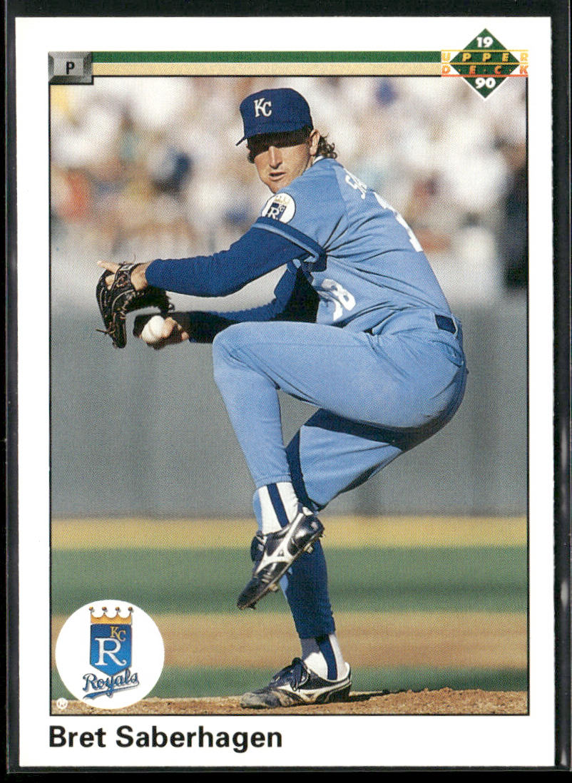 Bret Saberhagen 1990 Upper Deck #326 Kansas City Royals