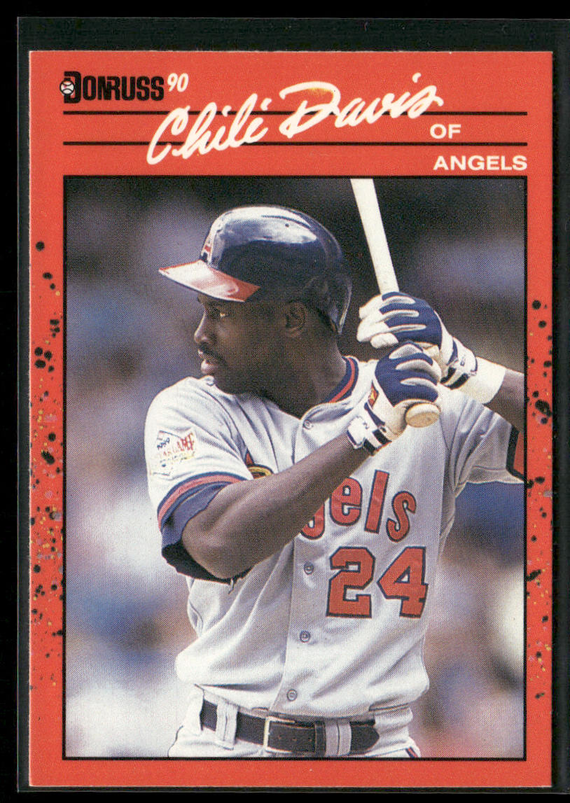 Chili Davis 1990 Donruss #136 California Angels front
