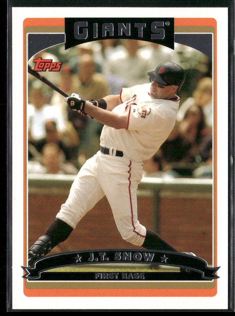 J.T. Snow 2006 Topps #123 San Francisco Giants front