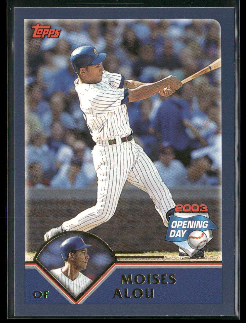 Moises Alou 2003 Topps Opening Day #7 Chicago Cubs