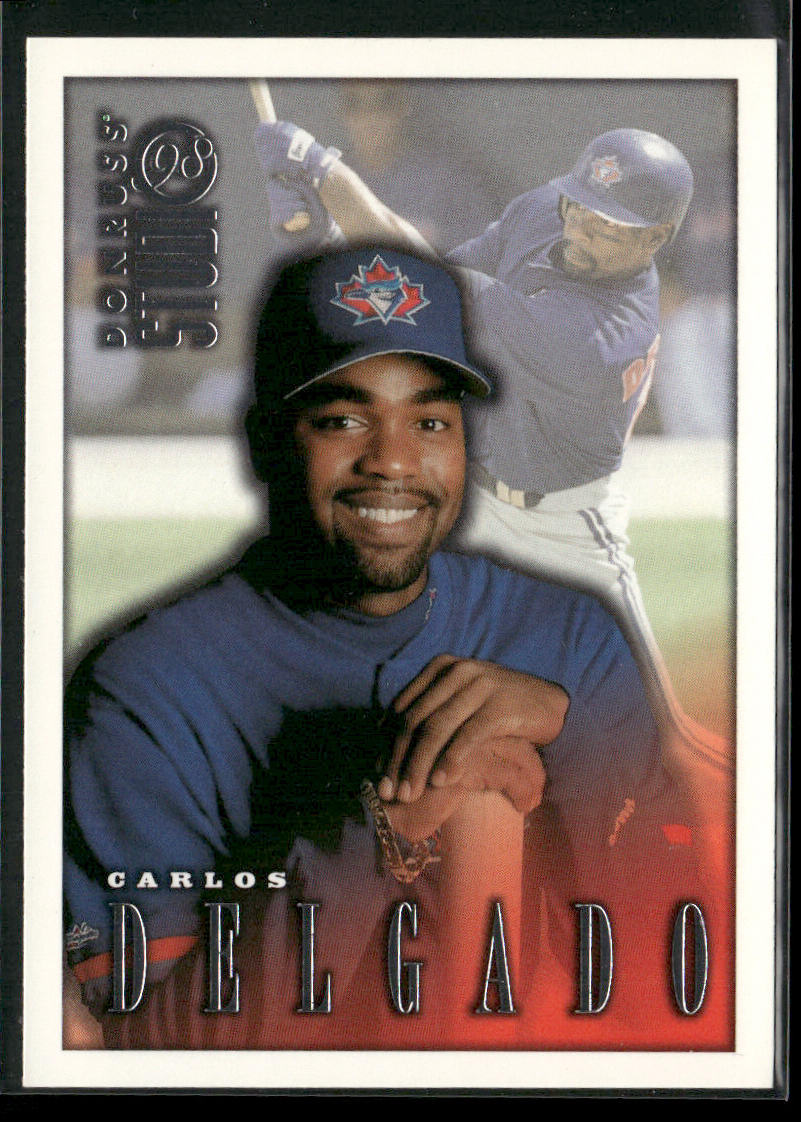 Carlos Delgado 1998 Studio #154 Toronto Blue Jays