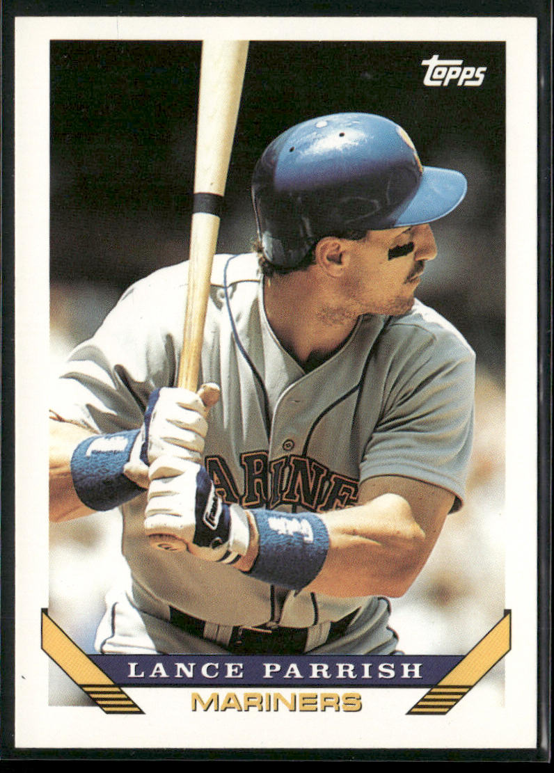 Lance Parrish 1993 Topps #609 Seattle Mariners