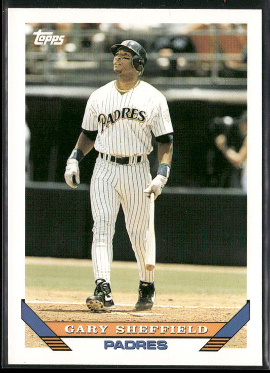 Gary Sheffield 1993 Topps #140 San Diego Padres front