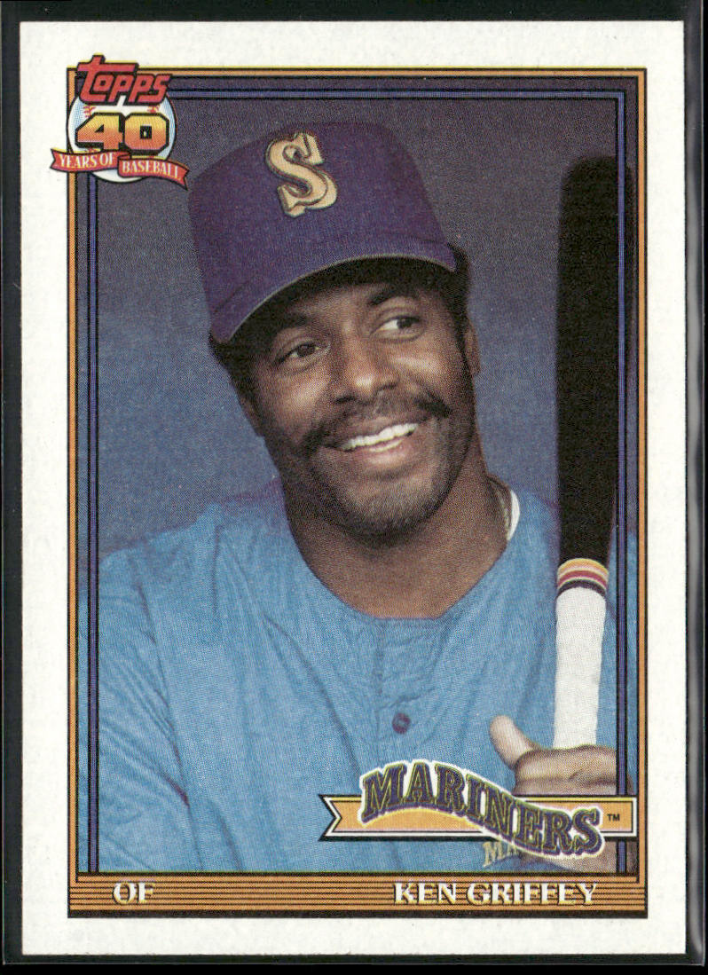 Ken Griffey 1991 Topps #465 Seattle Mariners