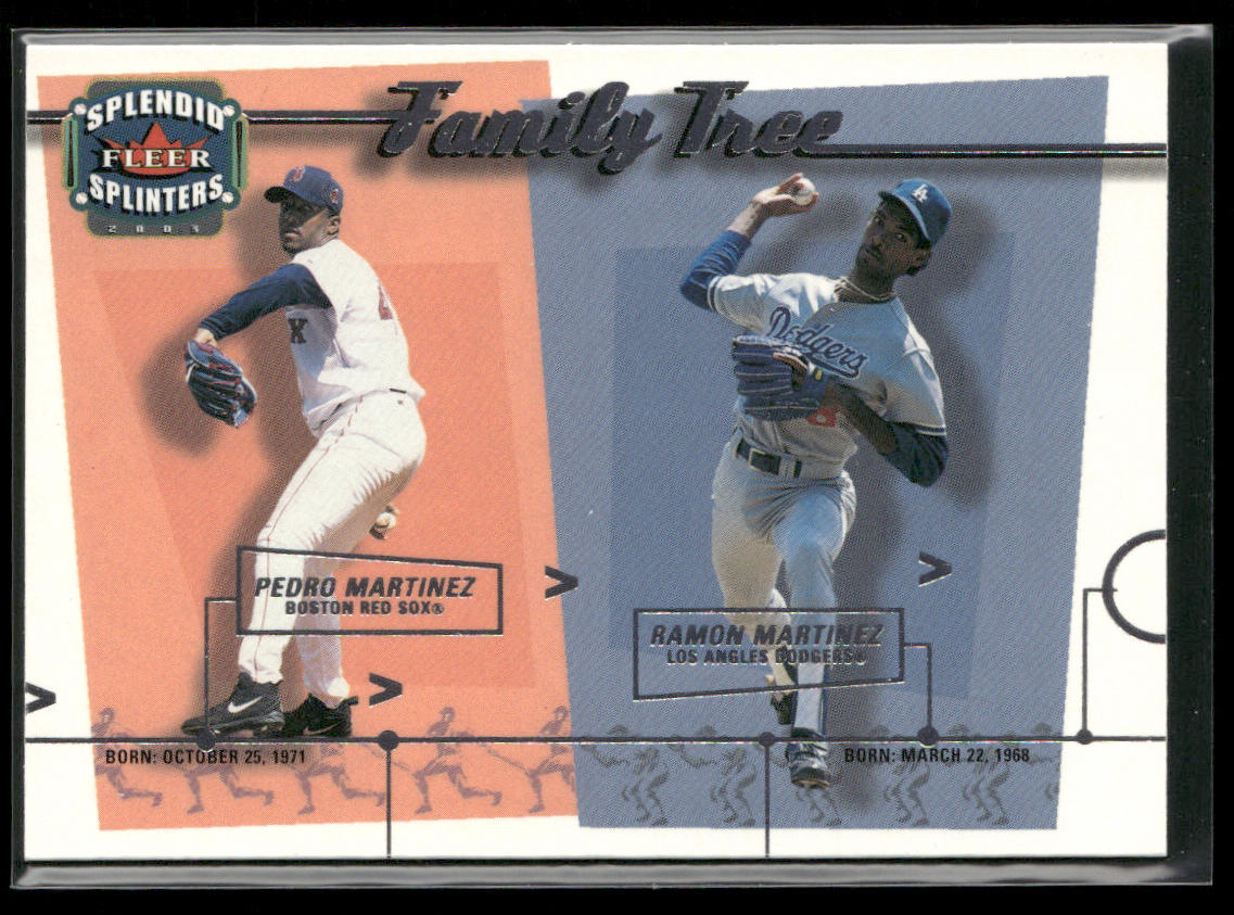 Pedro Martinez / Ramon Martinez 2003 Fleer Splendid Splinters Family Tree #10FT