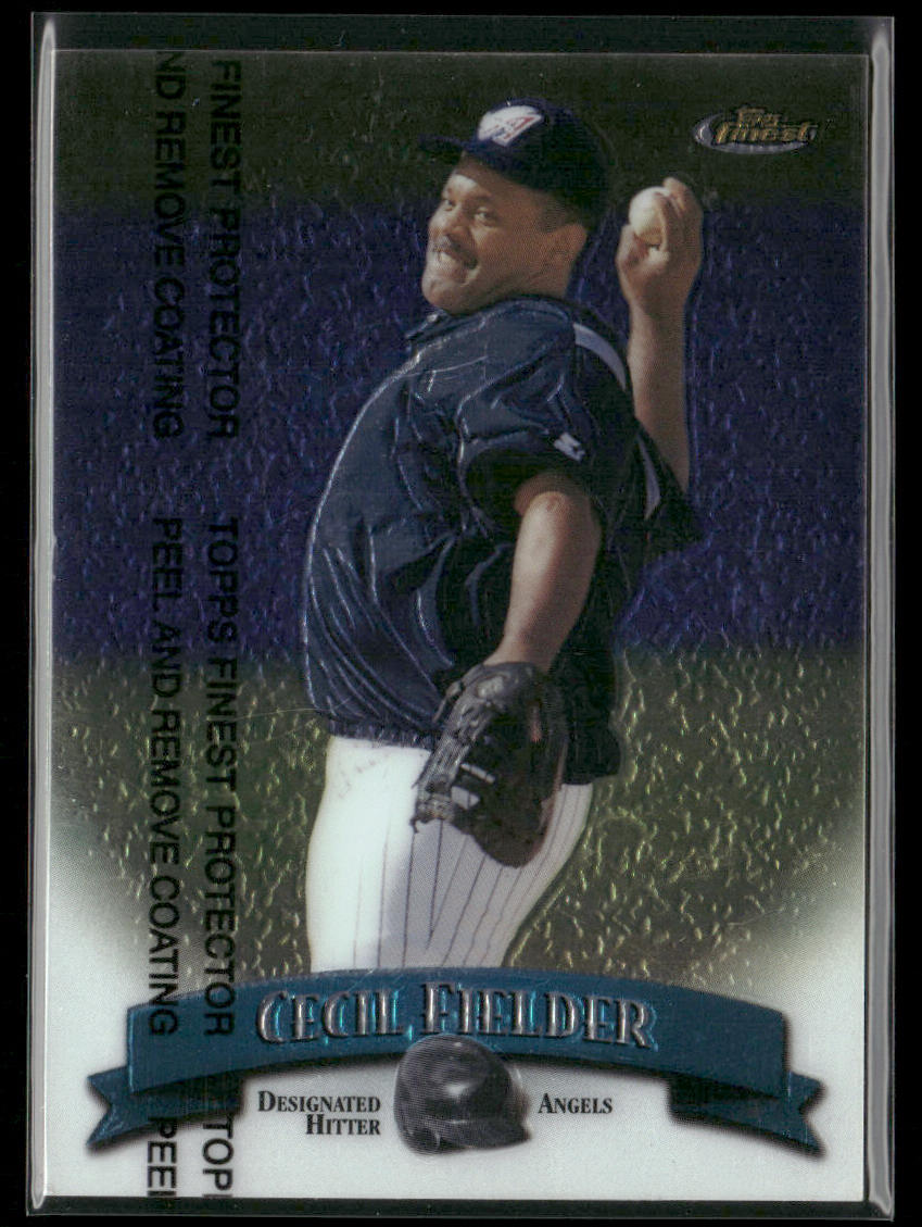 Cecil Fielder 1998 Finest #262 Anaheim Angels