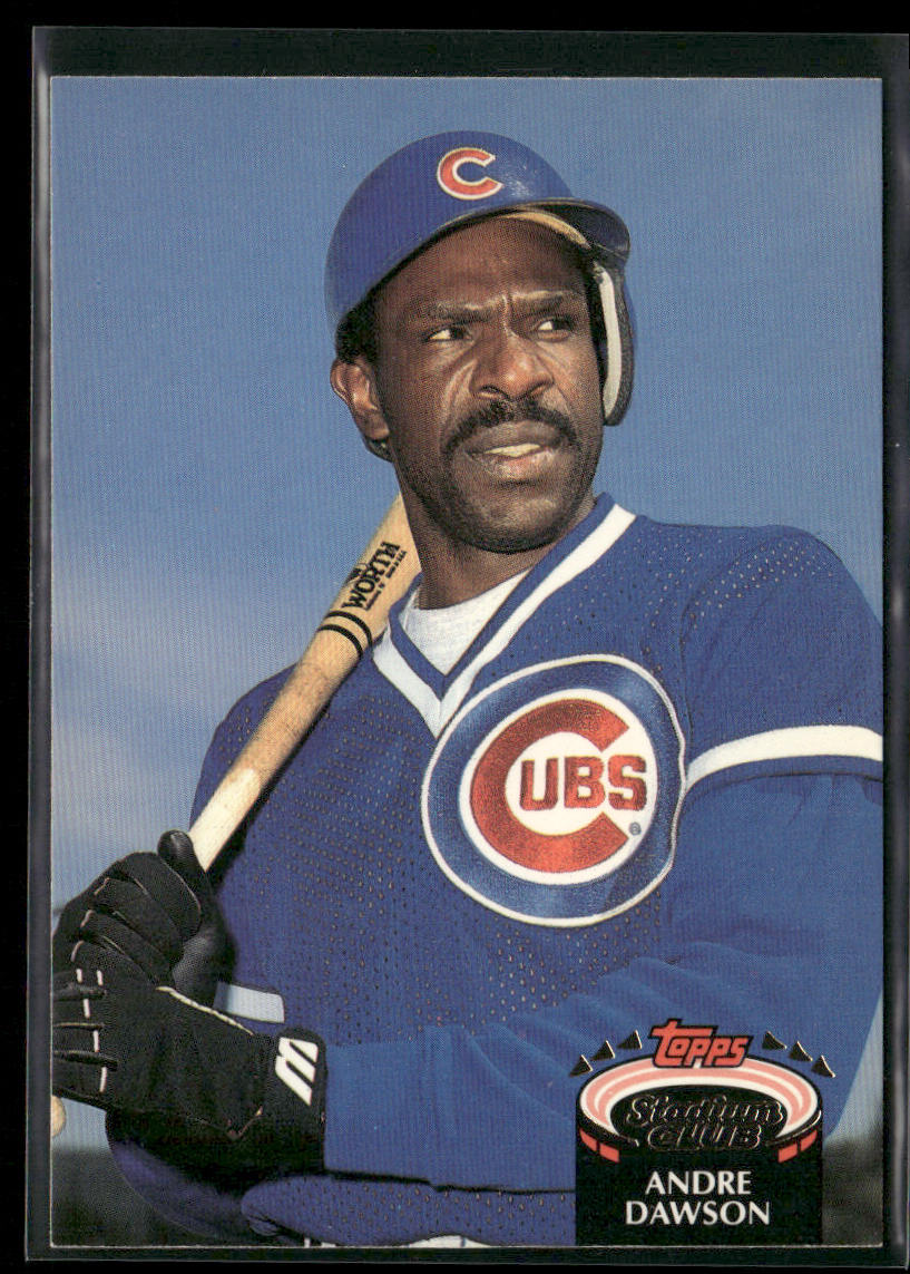 Andre Dawson 1992 Stadium Club #810 Chicago Cubs