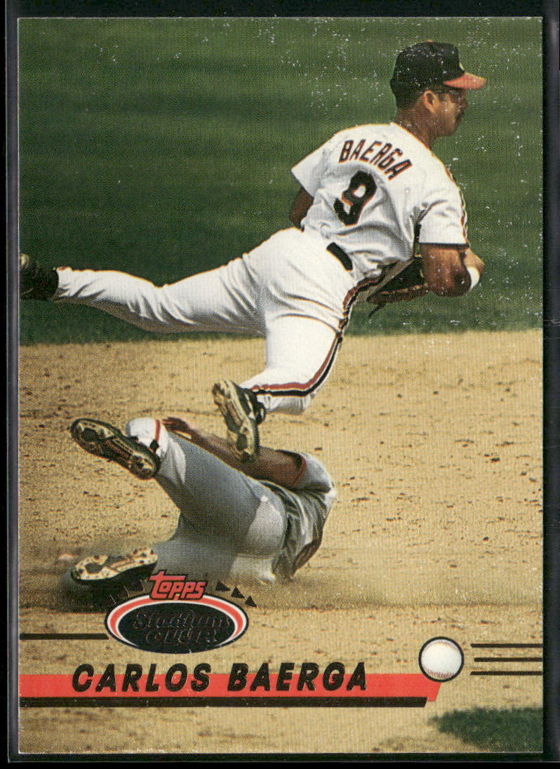 Carlos Baerga 1993 Stadium Club #61 Cleveland Indians