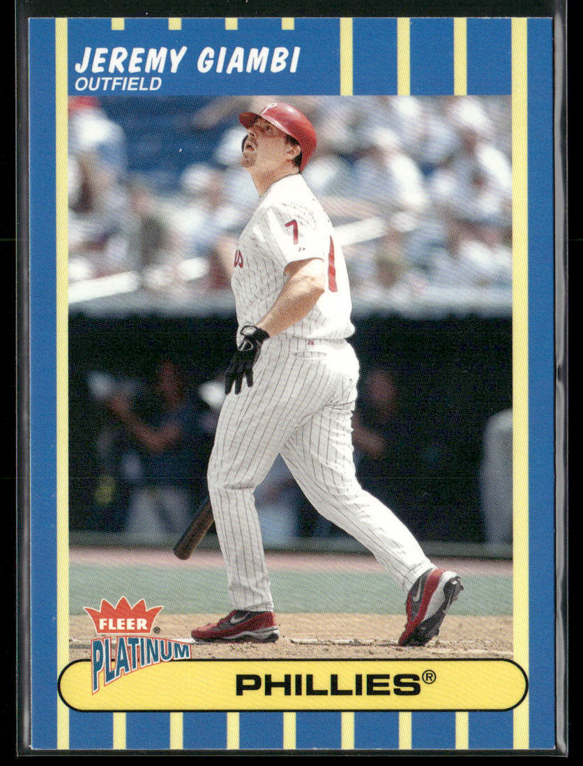 Jeremy Giambi 2003 Fleer Platinum #178 Philadelphia Phillies