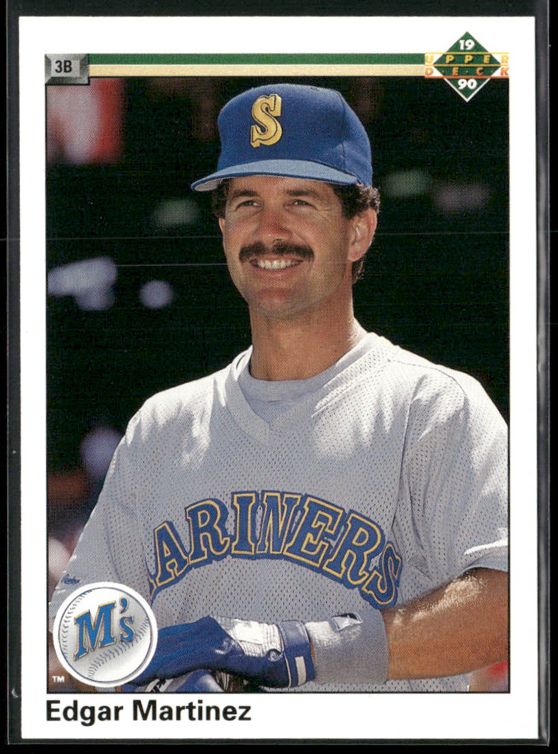 Edgar Martinez 1990 Upper Deck #532 Seattle Mariners