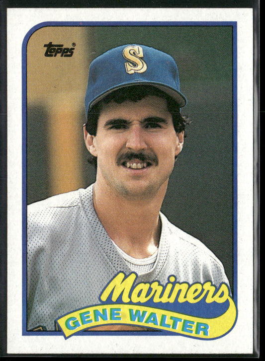 Gene Walter 1989 Topps #758 Seattle Mariners front