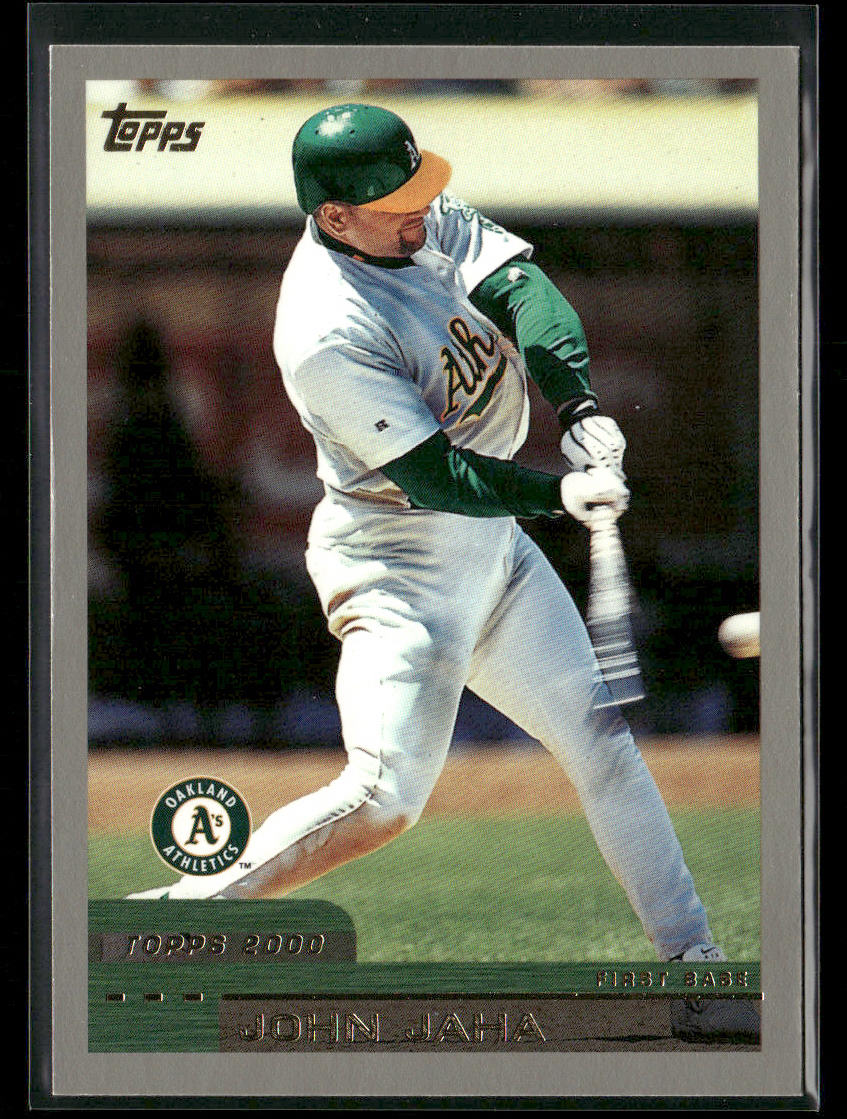 John Jaha 2000 Topps #27 Oakland Athletics front