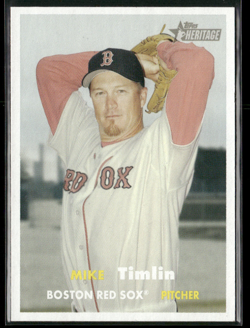 Mike Timlin 2006 Topps Heritage #484 Boston Red Sox front