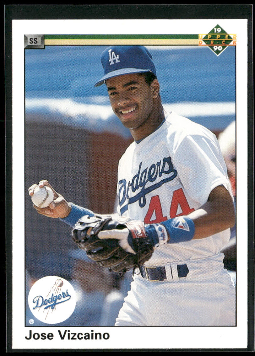 Jose Vizcaino 1990 Upper Deck #44 RC Los Angeles Dodgers