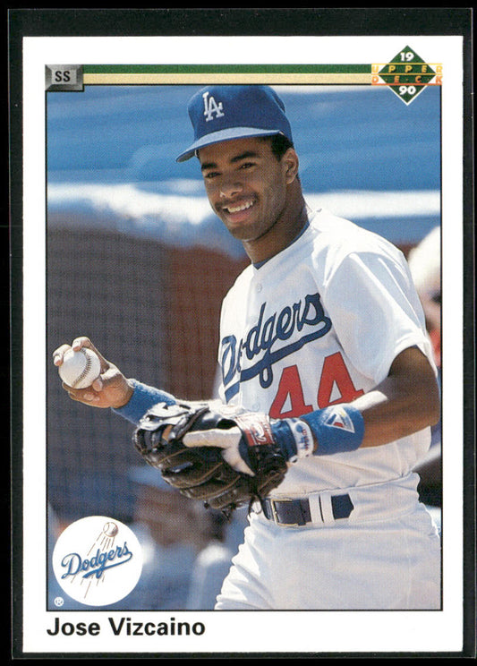 Jose Vizcaino 1990 Upper Deck #44 RC Los Angeles Dodgers