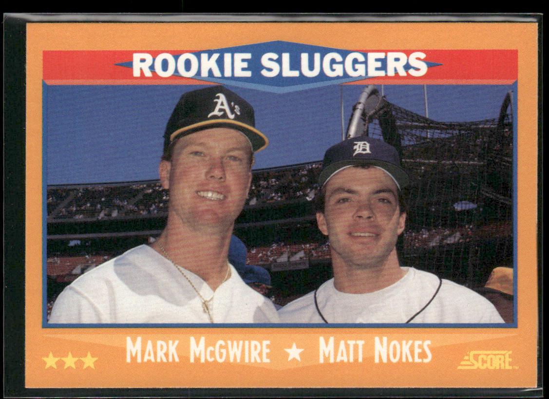 Mark McGwire / Matt Nokes AS 1988 Score #648 front
