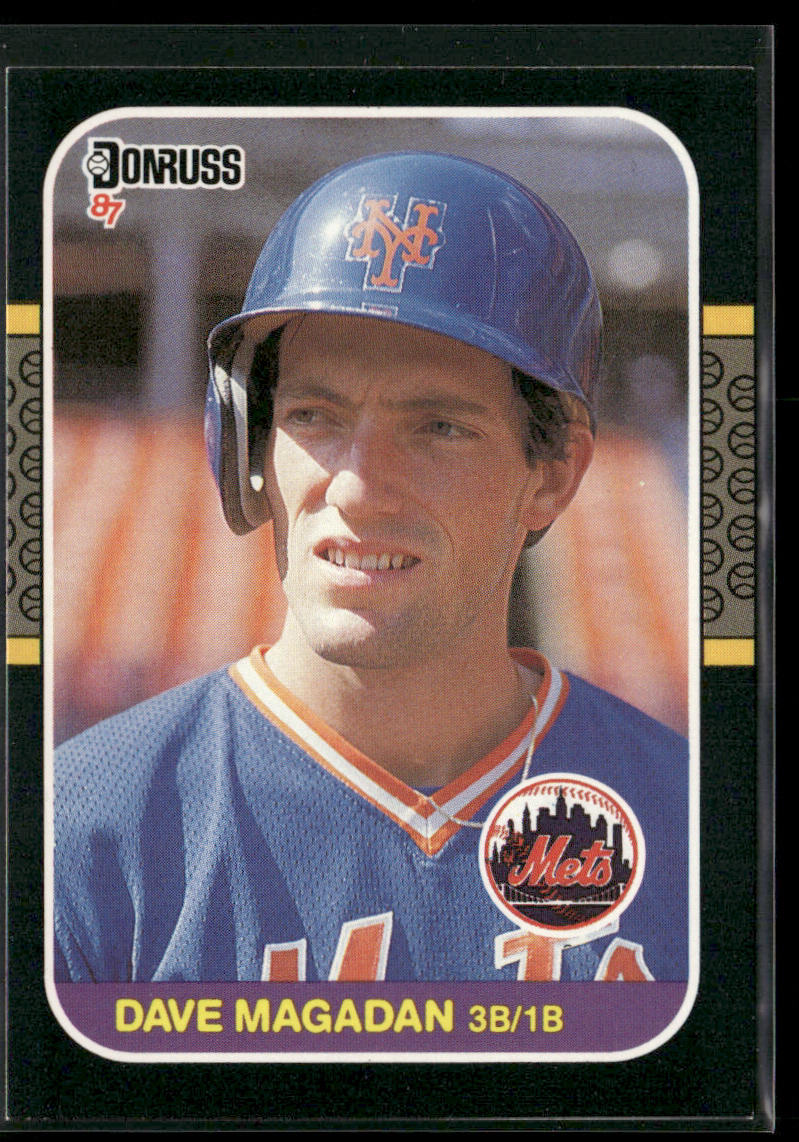Dave Magadan 1987 Donruss #575 RC New York Mets front