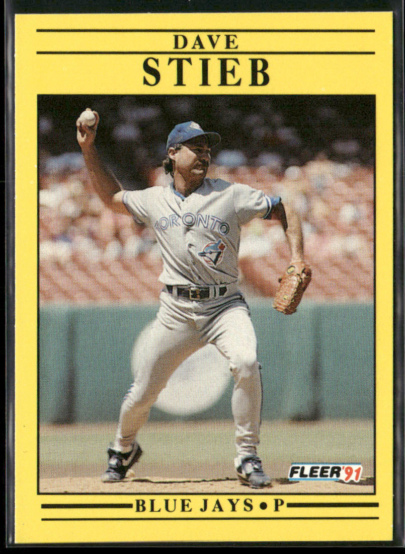 Dave Stieb 1991 Fleer #185 Toronto Blue Jays