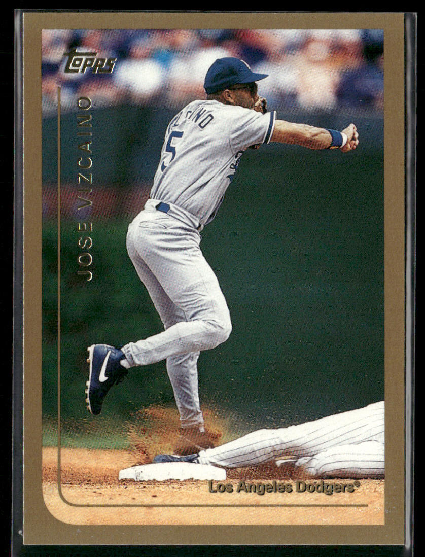 Jose Vizcaino 1999 Topps #8 Los Angeles Dodgers