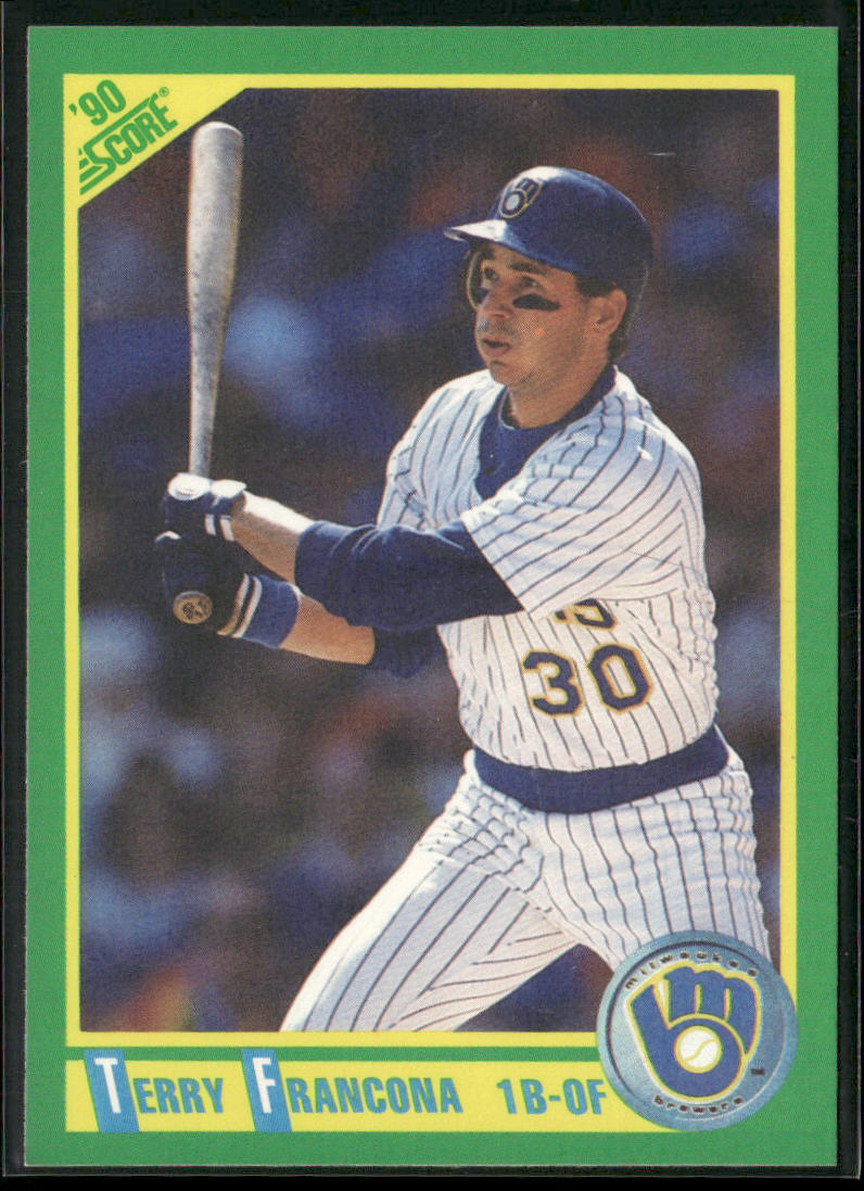 Terry Francona 1990 Score #216 Milwaukee Brewers