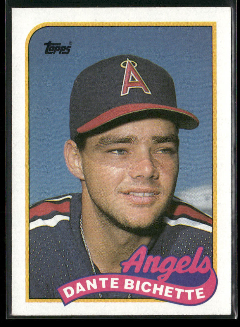 Dante Bichette 1989 Topps #761 RC California Angels front