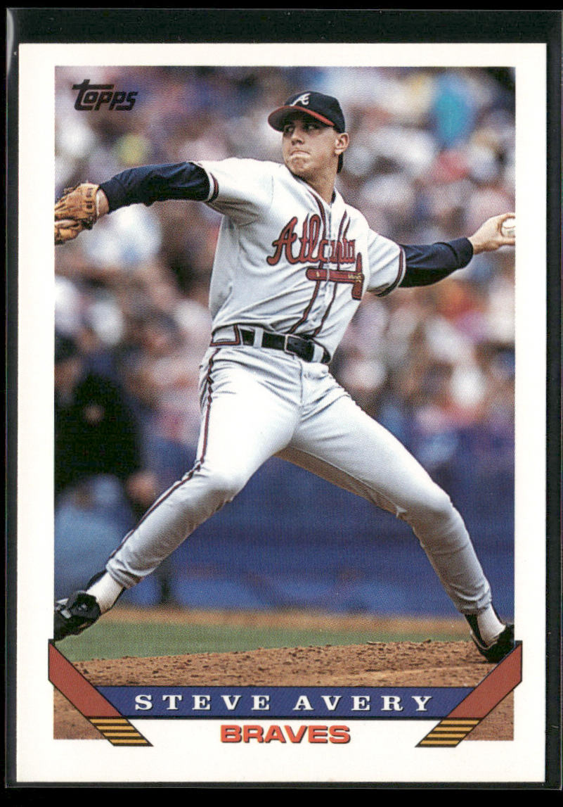 Steve Avery 1993 Topps #615 Atlanta Braves