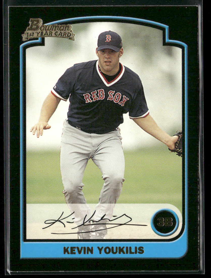 Kevin Youkilis 2003 Bowman Gold #327 RC Boston Red Sox front