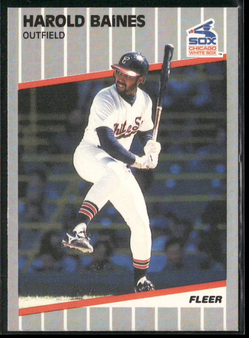 Harold Baines 1989 Fleer #491 Chicago White Sox