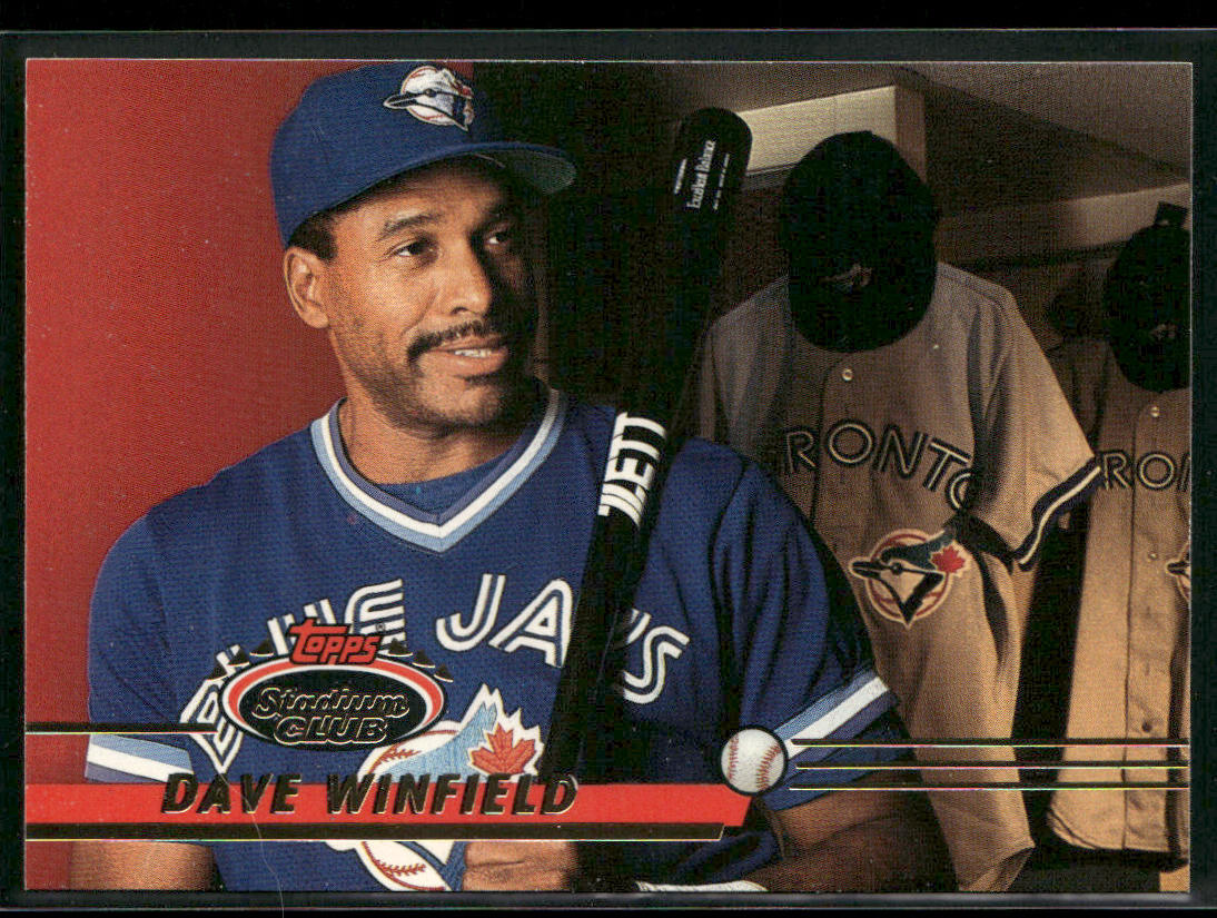 Dave Winfield 1993 Stadium Club #206 Toronto Blue Jays