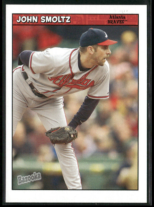 John Smoltz 2006 Bazooka #190 Atlanta Braves front