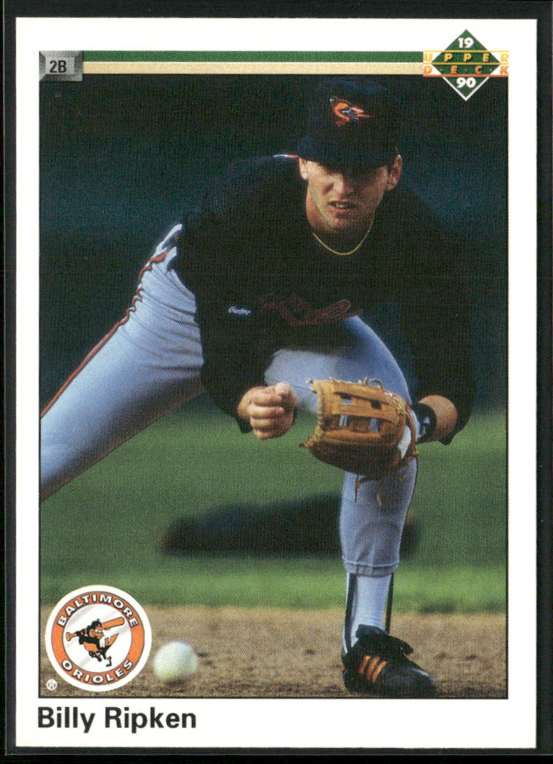 Billy Ripken 1990 Upper Deck #184a Baltimore Orioles