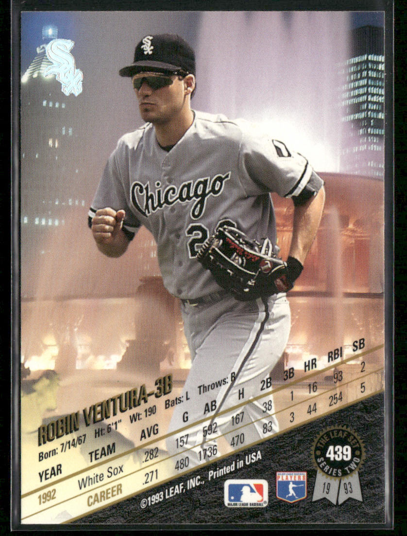 Robin Ventura 1993 Leaf #439 Chicago White Sox