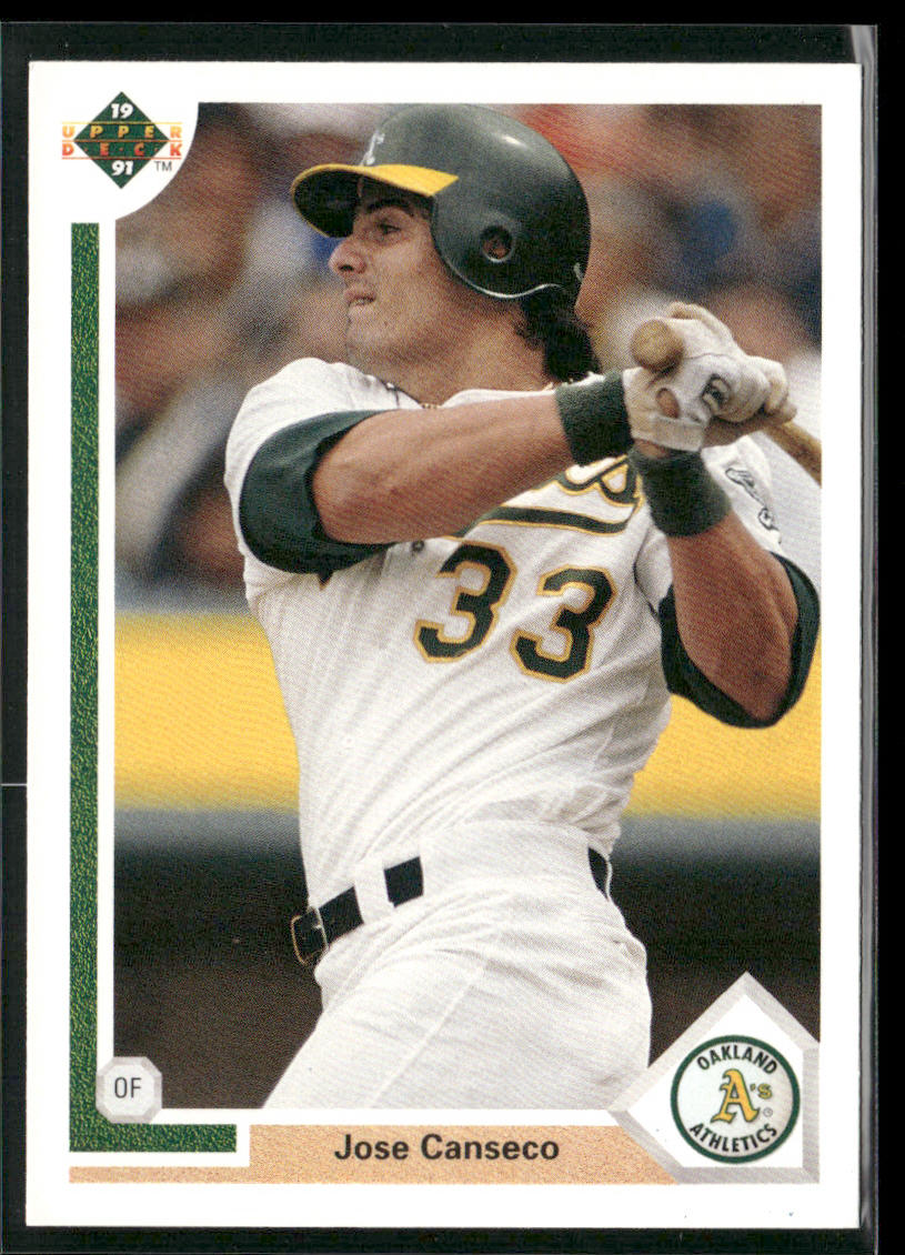 Jose Canseco 1991 Upper Deck #155 Oakland Athletics