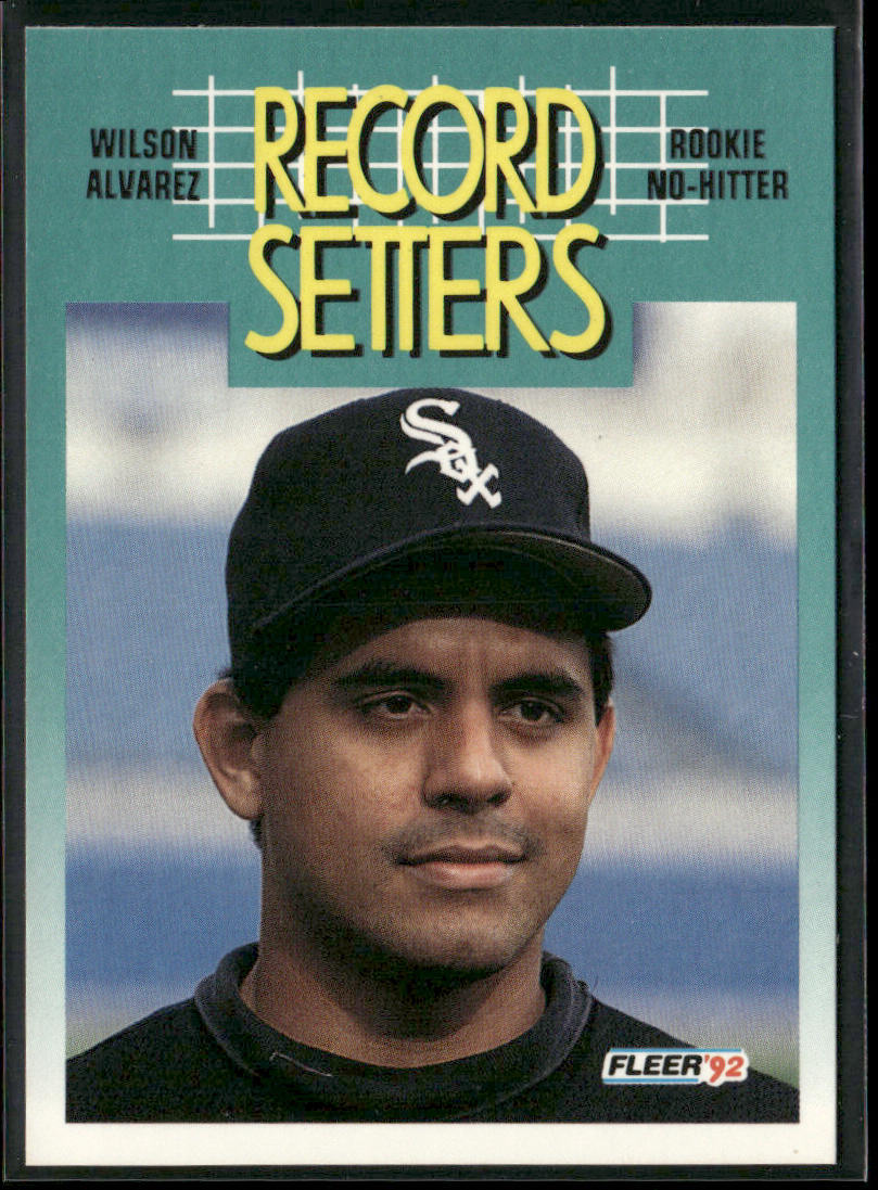 Wilson Alvarez 1992 Fleer #684b Chicago White Sox