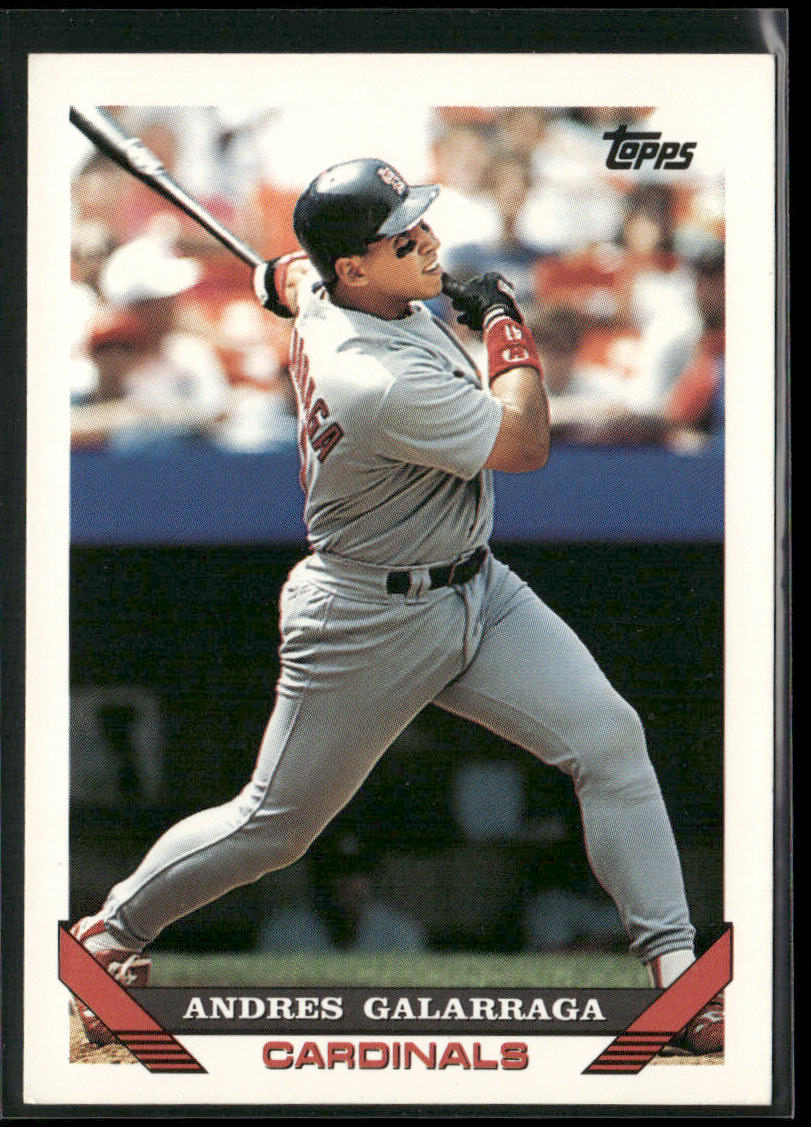 Andres Galarraga 1993 Topps #173 St. Louis Cardinals