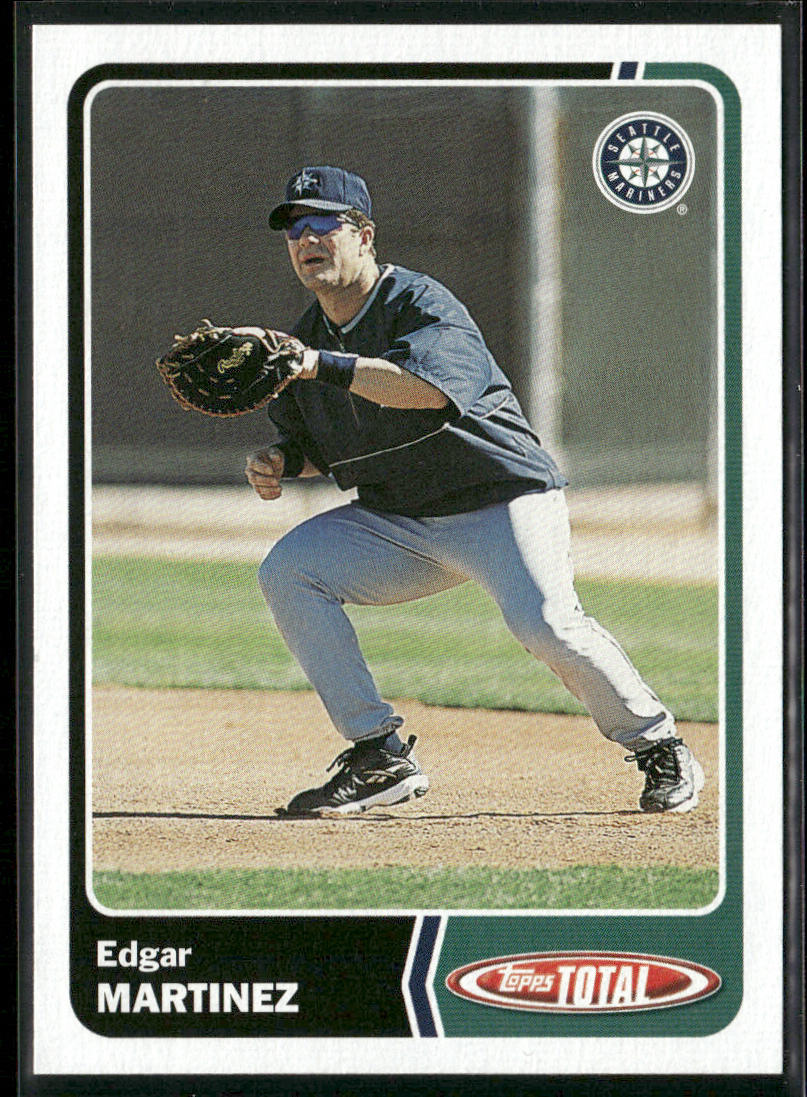 Edgar Martinez 2003 Topps Total #172 Seattle Mariners