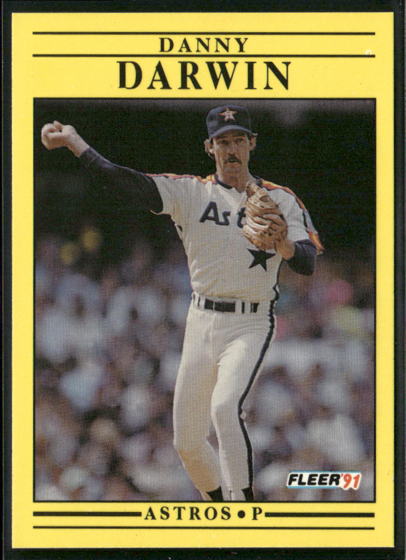 Danny Darwin 1991 Fleer #503b Houston Astros